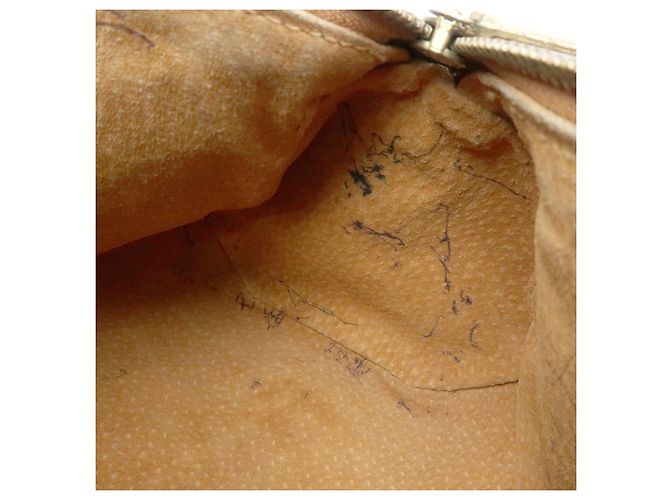 Borsa a tracolla e borsa a spalla MCM Visetos in pelle PVC Marrone - vista 21