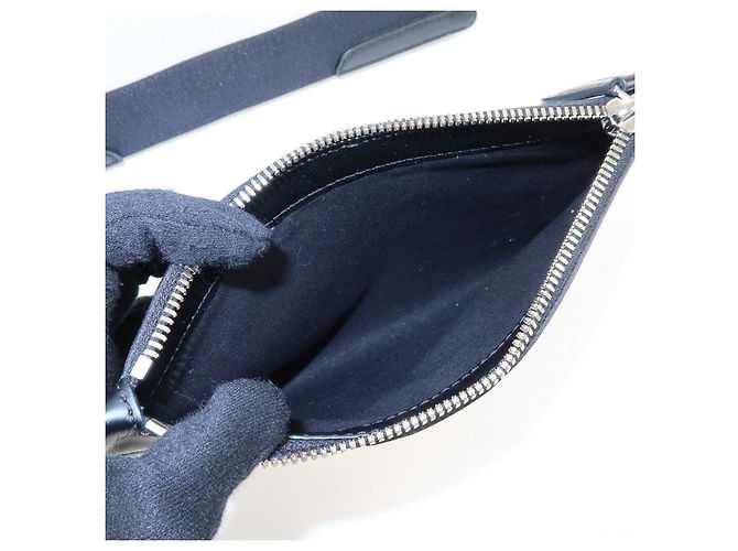 BALENCIAGA Borsa Cabas Small in tela e pelle Navy Ivory 339933 - vista 18