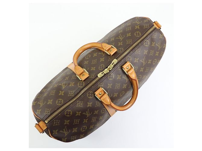 Louis Vuitton Monogram Keep All Bandouliere 45 Borsa Boston M41418 - vista 15