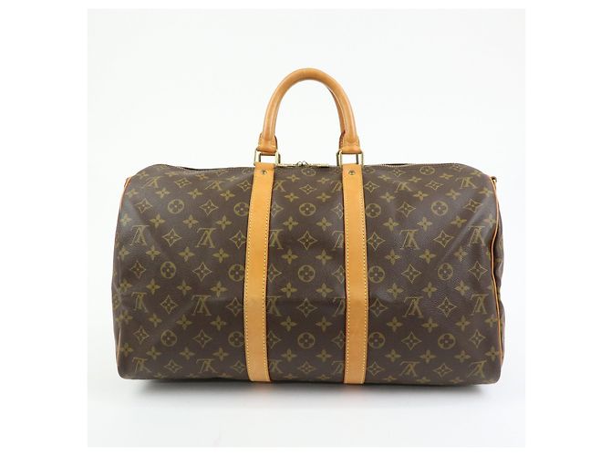 Louis Vuitton Monogram Keep All Bandouliere 45 Borsa Boston M41418 - vista 2