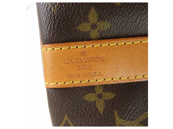 Louis Vuitton Monogram Keep All Bandouliere 45 Borsa Boston M41418 - vista 23