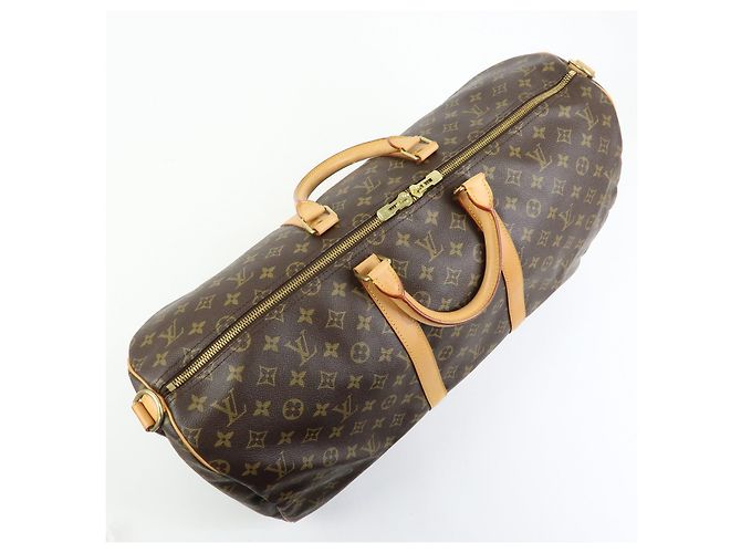 Louis Vuitton Monogram Keep All Bandouliere 55 Borsa Boston M41414 - vista 18