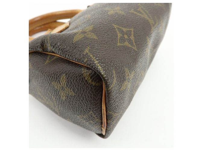 Lotto Louis Vuitton Monogram Mini Speedy Hand Bag Brown M41534 J75011 - vista 14