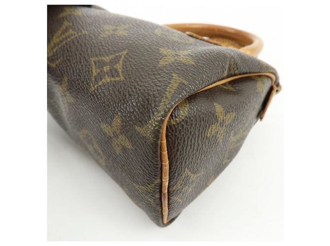 Lotto Louis Vuitton Monogram Mini Speedy Hand Bag Brown M41534 J75011 - vista 15
