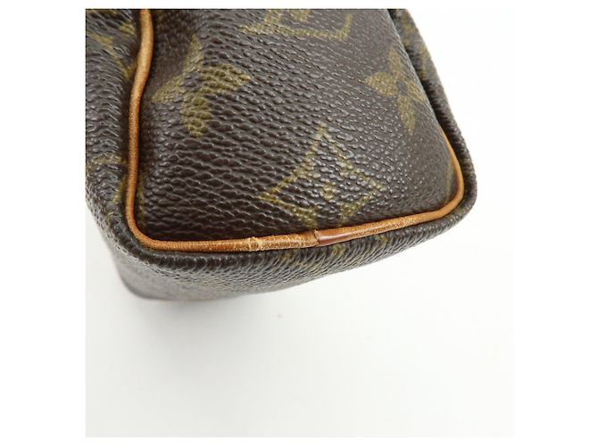 Lotto Louis Vuitton Monogram Mini Speedy Hand Bag Brown M41534 J75011 - vista 17