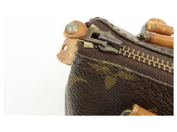 Lotto Louis Vuitton Monogram Mini Speedy Hand Bag Brown M41534 J75011 - vista 19