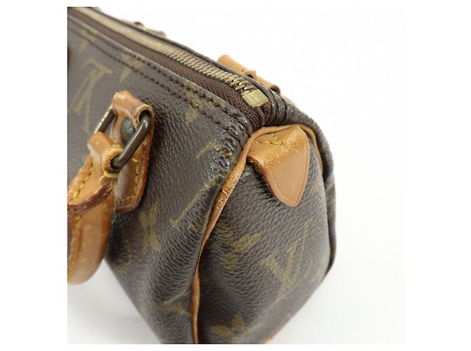 Lotto Louis Vuitton Monogram Mini Speedy Hand Bag Brown M41534 J75011 - vista 20