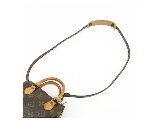 Lotto Louis Vuitton Monogram Mini Speedy Hand Bag Brown M41534 J75011 - vista 6
