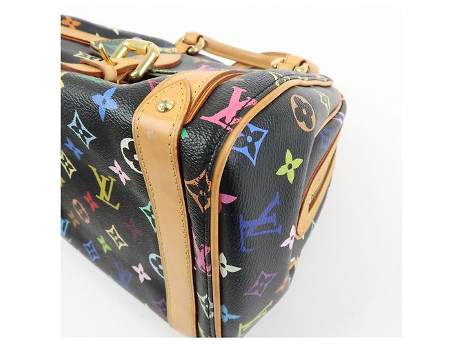 Louis Vuitton Monogram Multicolor Priscilla Hand Bag Noir M40097 - vista 11