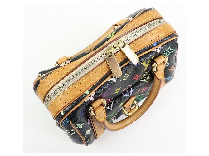 Louis Vuitton Monogram Multicolor Priscilla Hand Bag Noir M40097 - vista 15