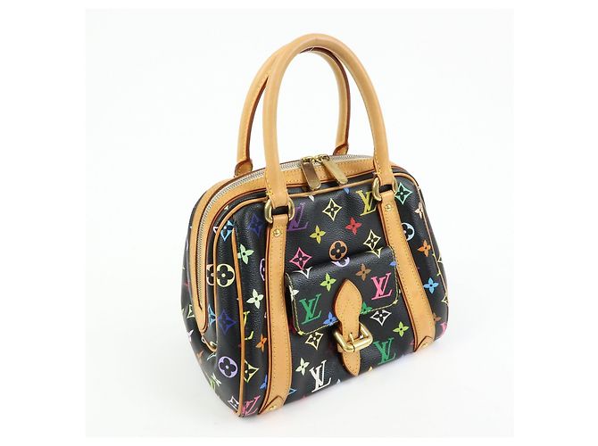 Louis Vuitton Monogram Multicolor Priscilla Hand Bag Noir M40097 - vista 4