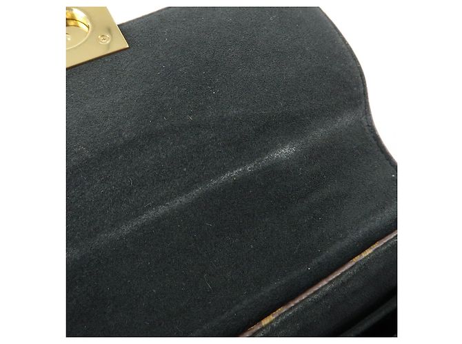 Louis Vuitton Monogram Locky BB Borsa a Tracolla 2Way Brown Noir M44141 - vista 20