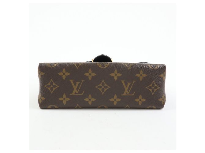 Louis Vuitton Monogram Locky BB Borsa a Tracolla 2Way Brown Noir M44141 - vista 5