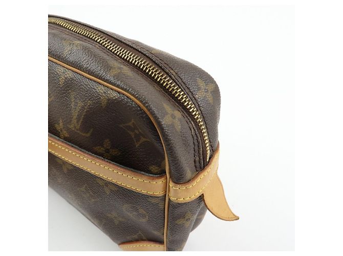 Louis Vuitton Monogram Compiegne 28 Pouch Clutch Bag Brown M51845 - vista 10