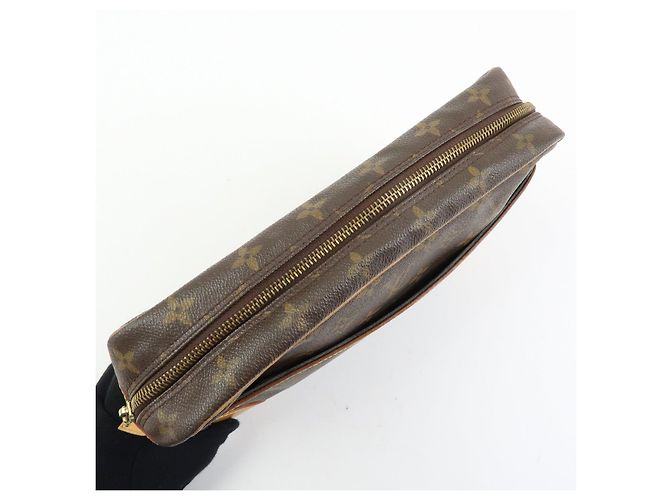 Louis Vuitton Monogram Compiegne 28 Pouch Clutch Bag Brown M51845 - vista 12