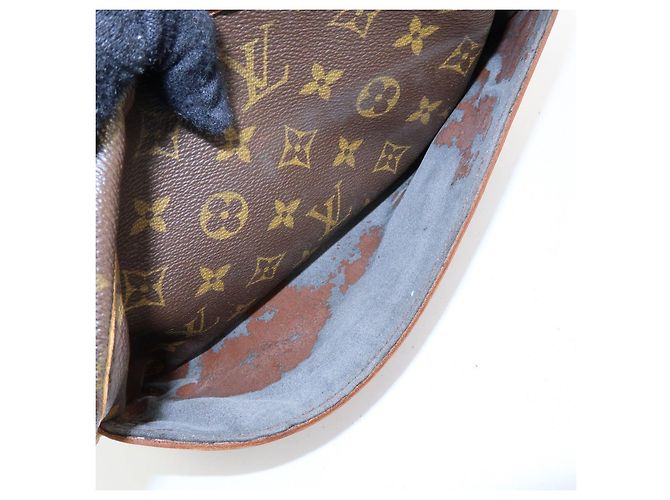 Louis Vuitton Monogram Compiegne 28 Pouch Clutch Bag Brown M51845 - vista 14