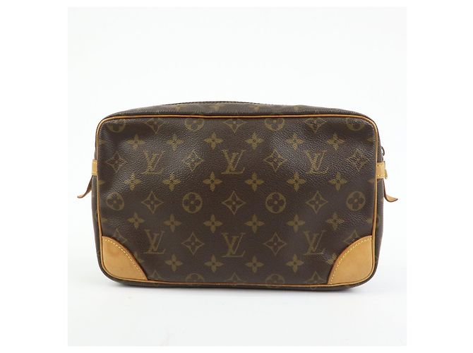 Louis Vuitton Monogram Compiegne 28 Pouch Clutch Bag Brown M51845 - vista 2