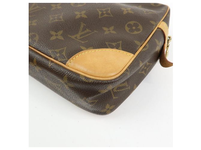 Louis Vuitton Monogram Compiegne 28 Pouch Clutch Bag Brown M51845 - vista 9