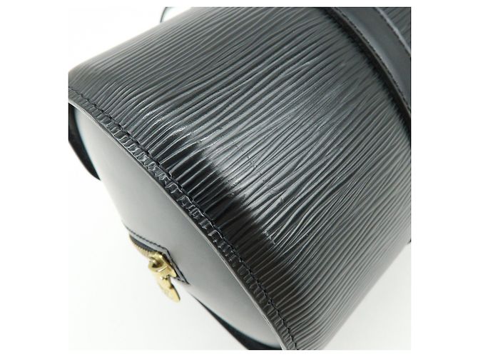 Borsa a tracolla e pochette Louis Vuitton Epi Soufflot Noir M52222 - vista 10
