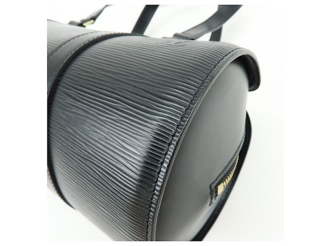 Borsa a tracolla e pochette Louis Vuitton Epi Soufflot Noir M52222 - vista 11