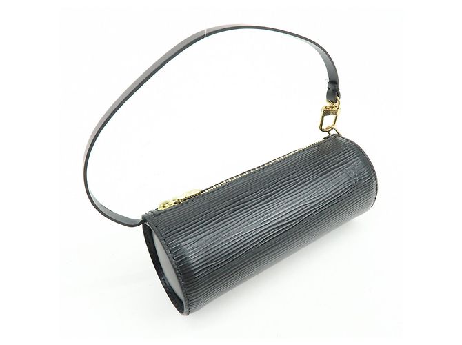 Borsa a tracolla e pochette Louis Vuitton Epi Soufflot Noir M52222 - vista 18