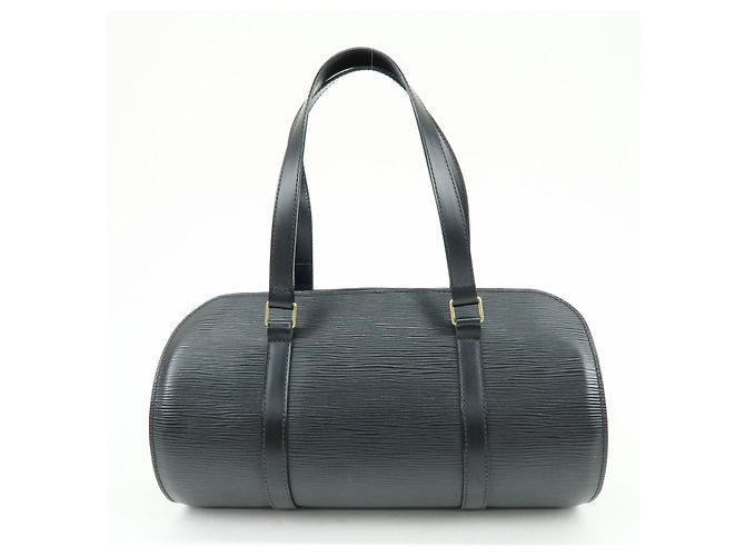 Borsa a tracolla e pochette Louis Vuitton Epi Soufflot Noir M52222 - vista 2