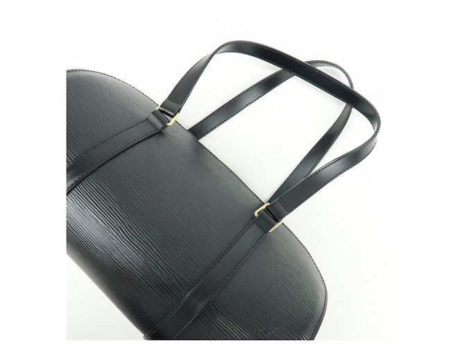 Borsa a tracolla e pochette Louis Vuitton Epi Soufflot Noir M52222 - vista 6