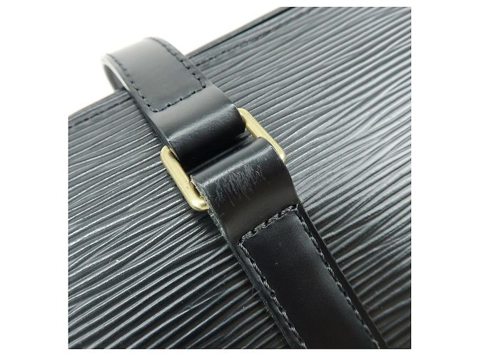 Borsa a tracolla e pochette Louis Vuitton Epi Soufflot Noir M52222 - vista 8