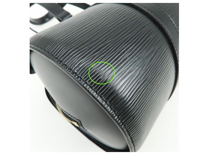 Borsa a tracolla e pochette Louis Vuitton Epi Soufflot Noir M52222 - vista 9