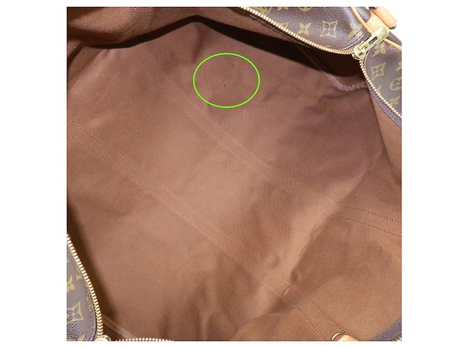 Louis Vuitton Monogram Keep All Bandouliere 60 Borsa Boston M41412 - vista 22