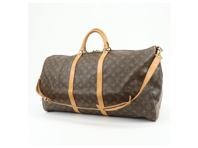 Louis Vuitton Monogram Keep All Bandouliere 60 Borsa Boston M41412 - vista 3