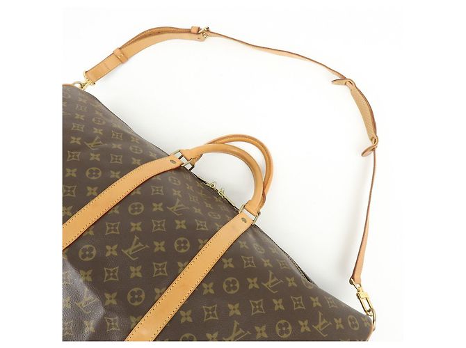 Louis Vuitton Monogram Keep All Bandouliere 60 Borsa Boston M41412 - vista 6