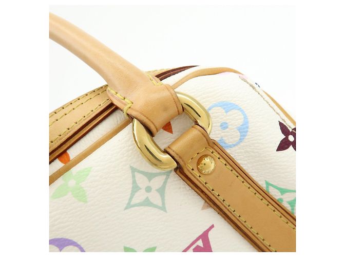 Borsa a mano Louis Vuitton Monogram Multicolor Priscilla Blanc M40096 - vista 10