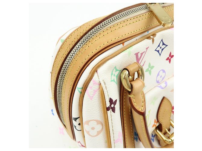 Borsa a mano Louis Vuitton Monogram Multicolor Priscilla Blanc M40096 - vista 15