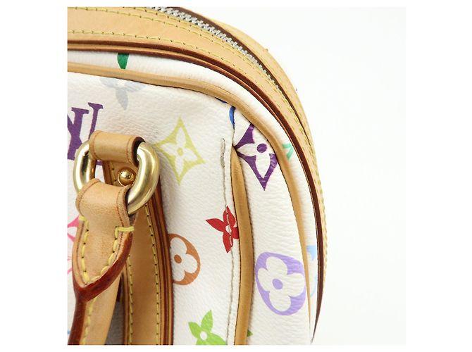 Borsa a mano Louis Vuitton Monogram Multicolor Priscilla Blanc M40096 - vista 16