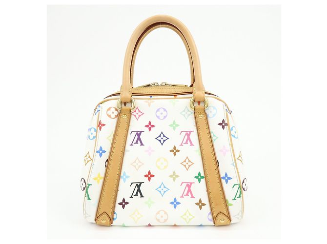 Borsa a mano Louis Vuitton Monogram Multicolor Priscilla Blanc M40096 - vista 2