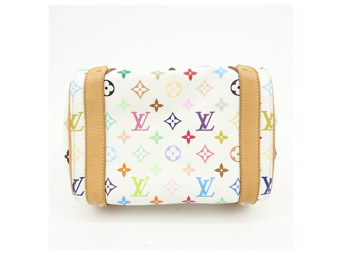 Borsa a mano Louis Vuitton Monogram Multicolor Priscilla Blanc M40096 - vista 5