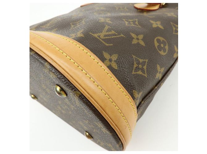 Louis Vuitton Monogram Canvas Bucket PM Hand Bag Brown M42238 - vista 15