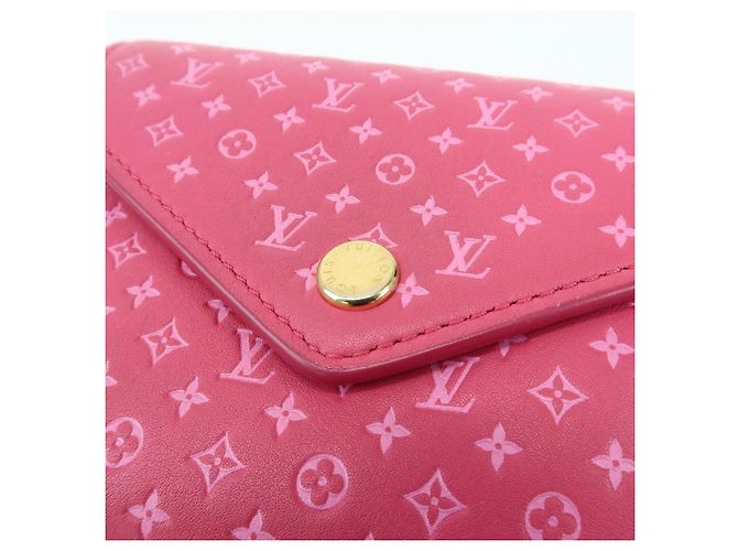 Autre Marque Louis Vuitton Nanogram Portefeuille Victorine Compact Wallet M82234 - vista 12