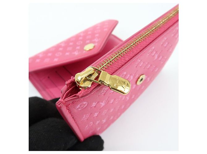 Autre Marque Louis Vuitton Nanogram Portefeuille Victorine Compact Wallet M82234 - vista 19
