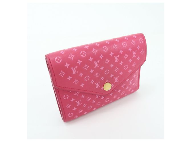 Autre Marque Louis Vuitton Nanogram Portefeuille Victorine Compact Wallet M82234 - vista 4