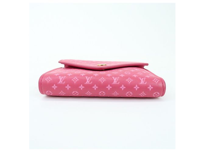 Autre Marque Louis Vuitton Nanogram Portefeuille Victorine Compact Wallet M82234 - vista 5