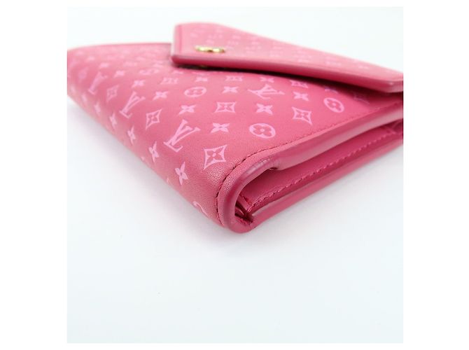 Autre Marque Louis Vuitton Nanogram Portefeuille Victorine Compact Wallet M82234 - vista 7