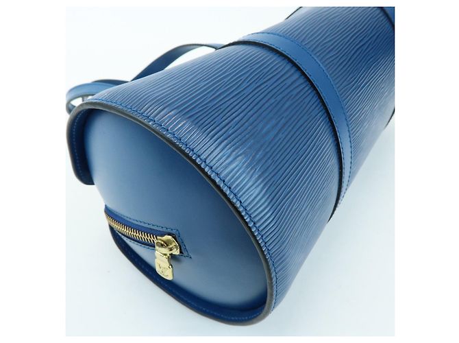 Borsa a tracolla e pochette Louis Vuitton Epi Soufflot Toledo Blue M52225 - vista 10