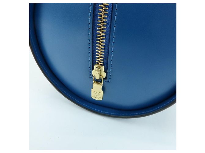 Borsa a tracolla e pochette Louis Vuitton Epi Soufflot Toledo Blue M52225 - vista 12