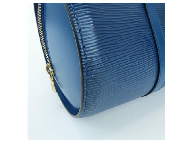 Borsa a tracolla e pochette Louis Vuitton Epi Soufflot Toledo Blue M52225 - vista 13