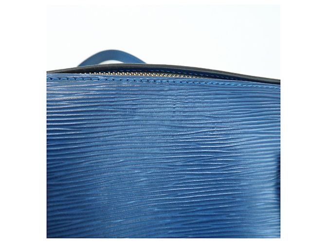 Borsa a tracolla e pochette Louis Vuitton Epi Soufflot Toledo Blue M52225 - vista 15