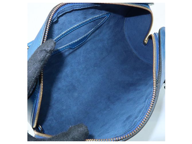 Borsa a tracolla e pochette Louis Vuitton Epi Soufflot Toledo Blue M52225 - vista 16