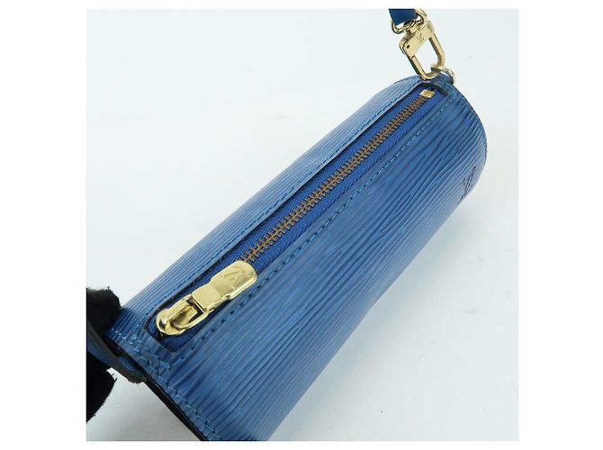 Borsa a tracolla e pochette Louis Vuitton Epi Soufflot Toledo Blue M52225 - vista 19