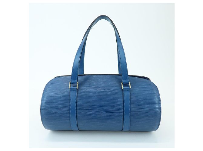 Borsa a tracolla e pochette Louis Vuitton Epi Soufflot Toledo Blue M52225 - vista 2